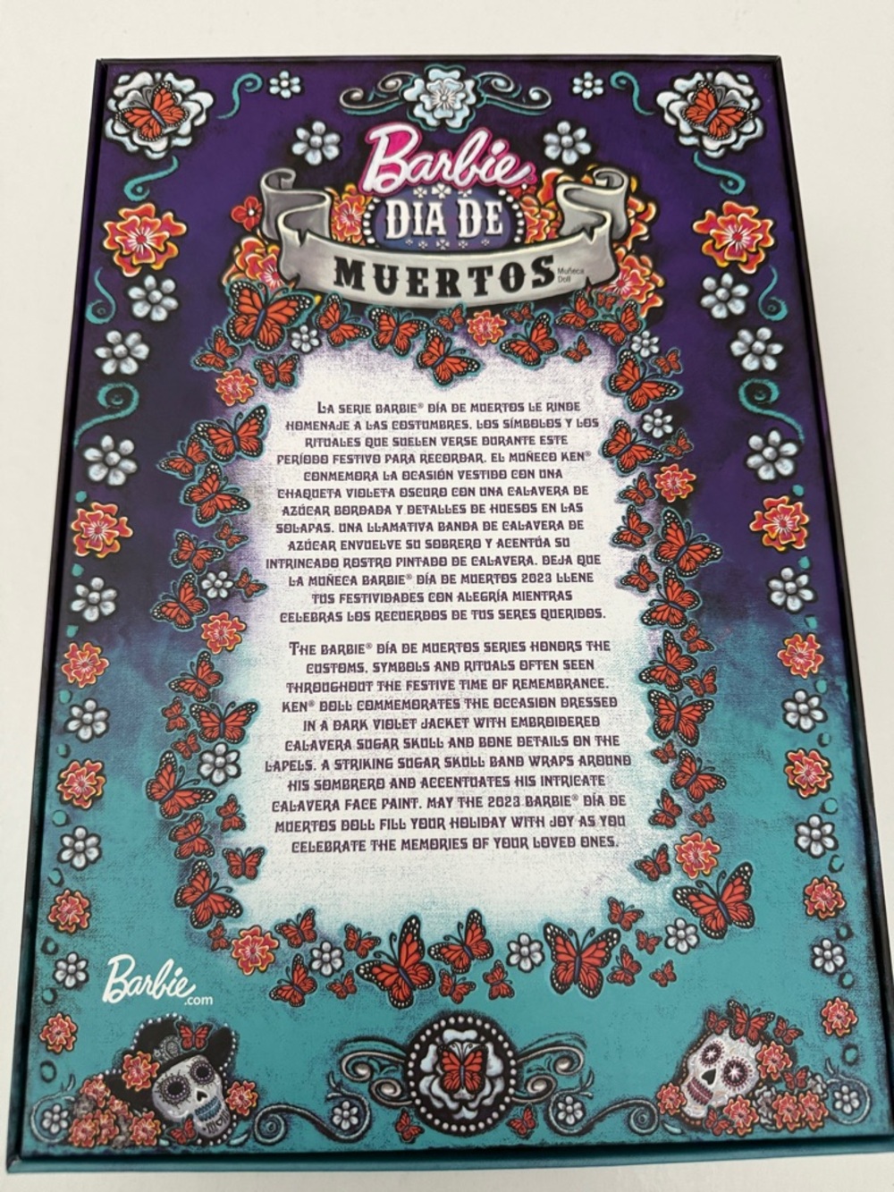 Barbie Signature Día de Muertos Artwork Butterflies 2023 Ken day of dead Doll - Picture 5 of 7